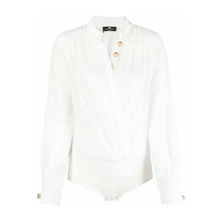 Elisabetta Franchi Shirt , Wit , Dames , Maat: M