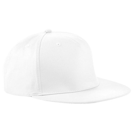 Beechfield Unisex 5-panels Retro Rapper Keps One Size Vit