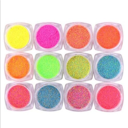 Nagelglitter - Candy suger nail - Finkornigt