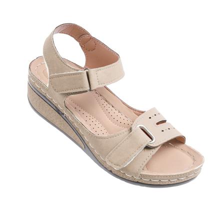 Kvinnors Sandaler Med Öppen Tå Och Ankelrem Platformsandaler