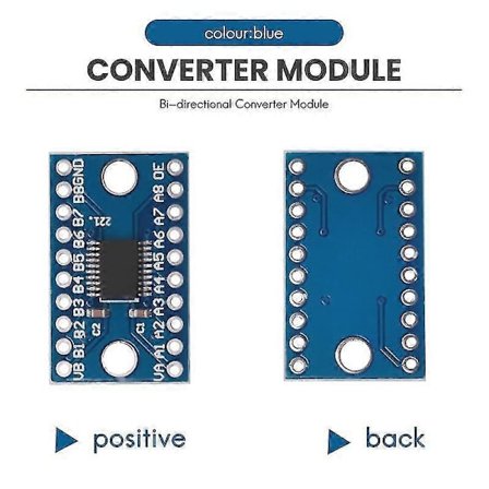 5 stk Txs0108e 8-kanals logikknivåkonverterer Tosidig høyhastighets full dupleks skifter 3.3v 5v