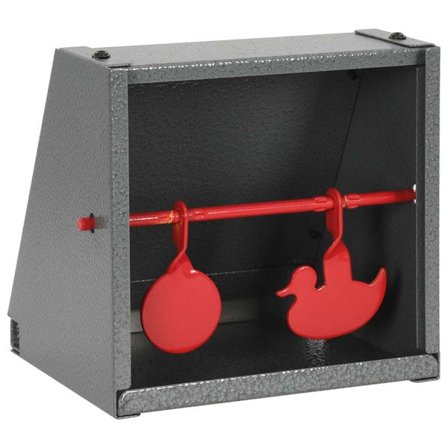 vidaXL Kulfång med 2 mål, cirkel och anka, grå