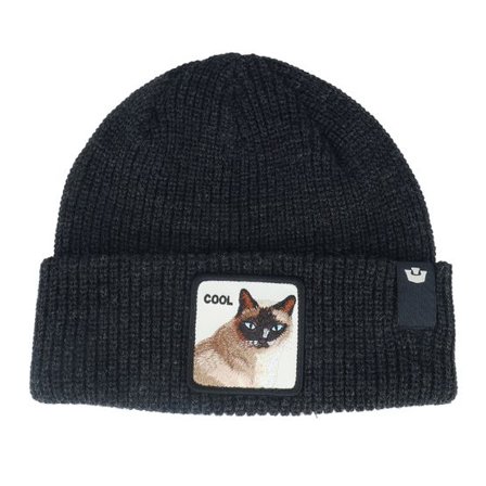 Goorin - Svart cuff Beanie - The Cool Beanie Void Black Cuff @ Hatstore