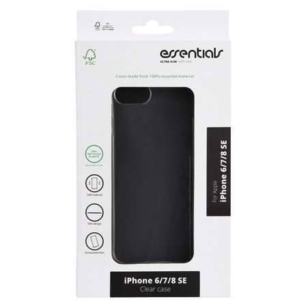 Essentials iPhone 6/7/8/SE (2020/2022) recycled TPU cover,trp