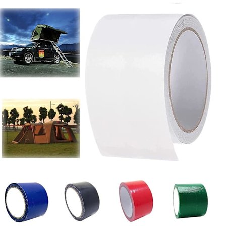 1 stk. Høyklebende presenningstape, teltreparasjonstape, Universal presenningmarkise reparasjonstaper for presenning, markise, telt-5m