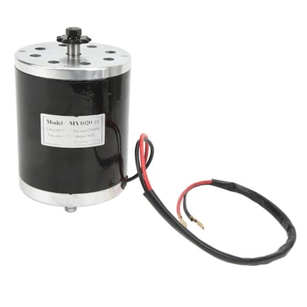 48V 500W Borstad Elektrisk Motor Aluminium Legering Hög Hastighet 2700RPM Elsparkcykel Borstad DC Motor