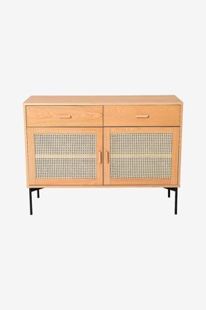 Nordic Furniture Group - Senkki RAFFELS, 2 ovea - Luonnonväri - Senkit & sivupöydät - - Homeroom