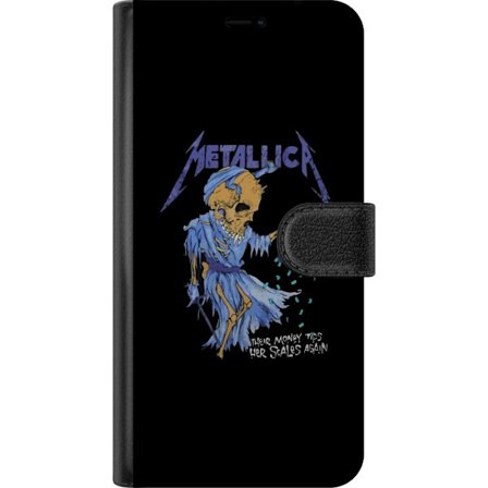 Kompatibelt Plånboksfodral till Motorola Motorola Edge 50 Fusion Metallica Rock Musik Band Hardrock
