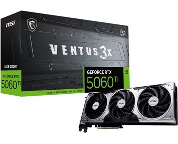 MSI GeForce RTX 5060 Ti 16GB VENTUS 3X OC