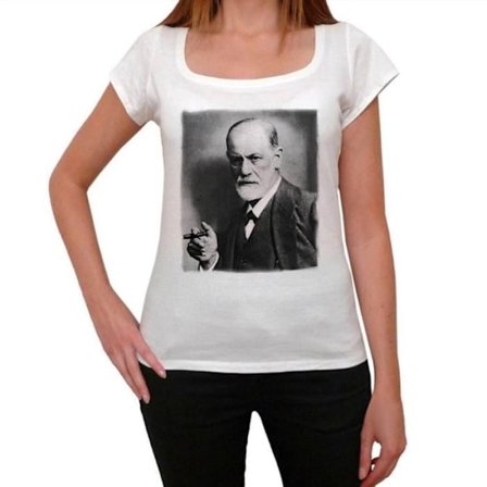 T-shirt Dam - ULTRABASIC - Freud - 100% Bomull - Korta Ärmar - Rund Halsringning