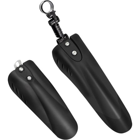 2 Delar Stänkskärmar Universell Justerbar Fram och Bak Mountainbike Tjockare och Bredare Väg Stänkskärmsset Mountainbike Stänkskärmsset för 16-18 Tums