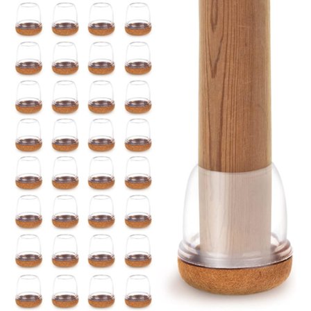 32 stk 14~19 stolbenbeskyttere med filt, silikonstolben