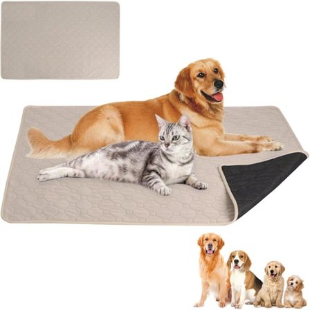 100x70cm Vaskbar Hundetræningsmåtte, Genanvendelig Absorberende Tisseunderlag til Hunde og Katte, Skridsikker Ultra Absorberende Vaskbar 