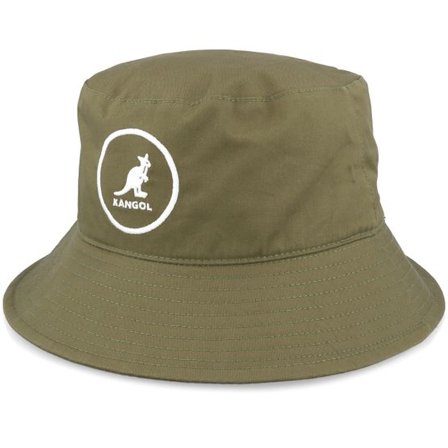 Kangol - Grön bucket Hatt - Cotton Olive Bucket @ Hatstore