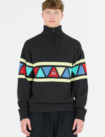 SOS The Windbreaker Uni Knit - Black - XS