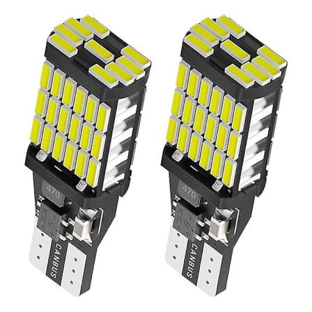 2/6x T15 Led W16w -polttimot Canbus Obc -virheettömät Led -peruutusvalot 921 912 W16w Led -polttimot Auton peruutusvalo Xenon White 12v Ei virhettä (