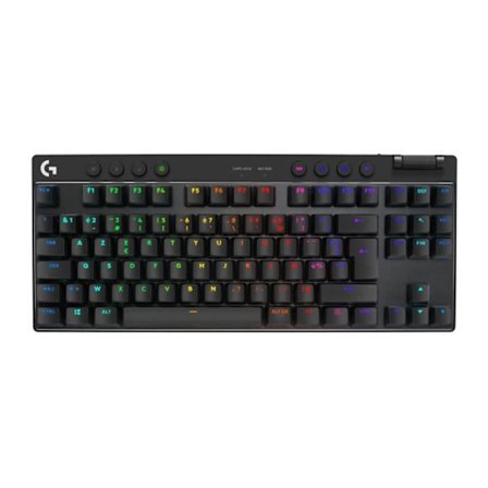 Logitech G PRO X TKL LIGHTSPEED trådlöst tangentbord, LIGHTSYNC RGB - Svart