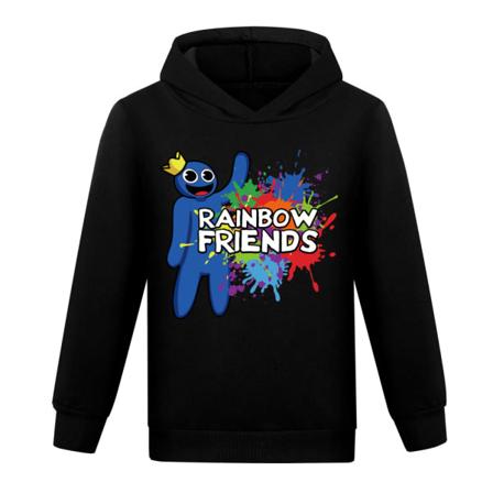 Roblox Rainbow Friends Barn Pojke Flicka Hoodie Topp Sweatshirt Black 150cm