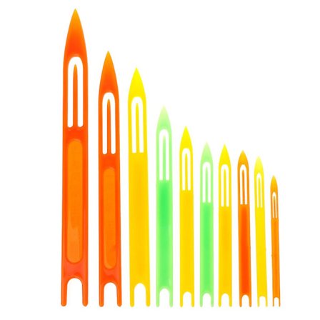 10 stk. fiskenet nål reparation net line plastik skyttelsyning vævning