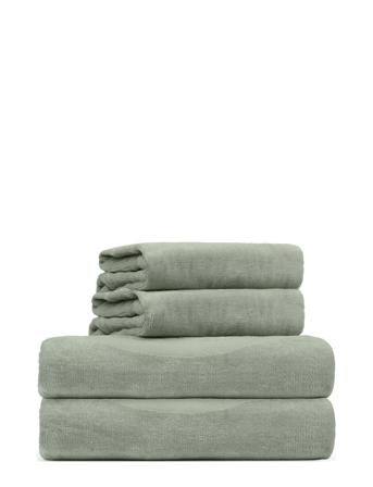 Towel 95X140Cm Home Textiles Bathroom Textiles Towels & Bath Towels Grøn Rosemunde