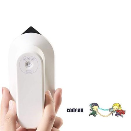 Bærbar trådløs strykejern med non-stick såleplate og justerbar temperatur