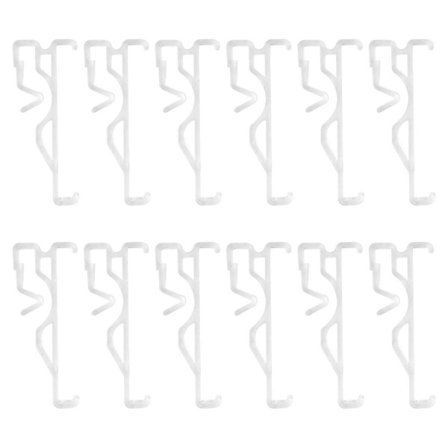 Kappklämmor, Genomskinliga Kappklämmor i Plast (12 st)