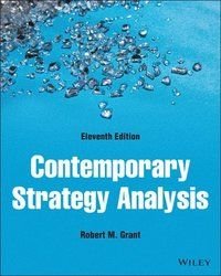 Contemporary Strategy Analysis, ISBN: 9781119815235