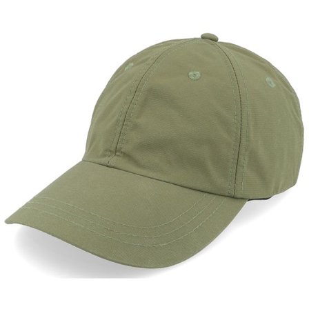 Beechfield - Grön unconstructed Keps - Outdoor Nylon Cap Olive Green Dad Cap @ Hatstore