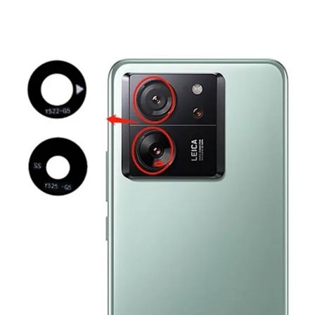 Xiaomi 13T Kameraglas med tejp - Original