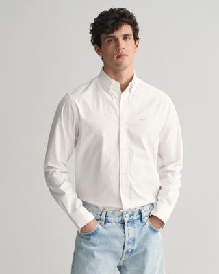 GANT - Pinpoint oxfordskjorte i regular fit - Herre - 4XL