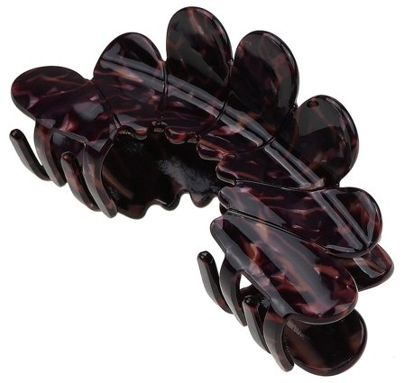 Senze Hårklemme i akryl Aubergine 11 cm, Hår, Hårpynt, Hårklemmer