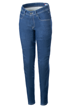Motorjeans Dames Alpinestars Daisy V3 Riding Denim Blauw Spoelen 34