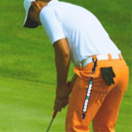 Rød Golfscorer Golfperlekæde Scoretæller Let at bære Golftællertilbehør