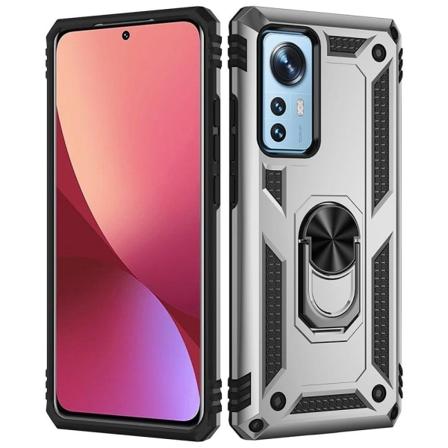 Bofink Combat Xiaomi 12 Pro cover - Sølv/Grå Silver grey