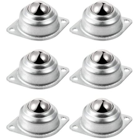 6 stk Møbelhjul 16mm Universelle Kugleoverføringshjul