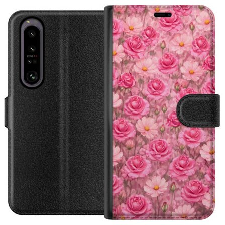 Yhteensopiva Lompakkokotelo Sony Xperia 1 IV Petal Reverie Blush Rose