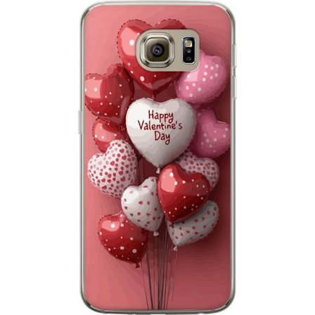 Yhteensopiva Puhelinkuori Samsung Samsung Galaxy S6 Ystävänpäivän ilmapallot