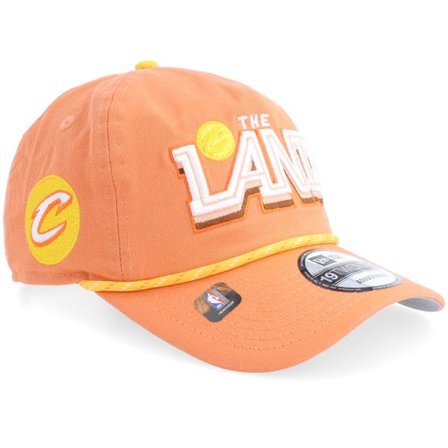 New Era - NBA Orange adjustable Keps - Cleveland Cavaliers NBA City Edition 19TWENTY Orange A-frame Adjustable @ Hatstore