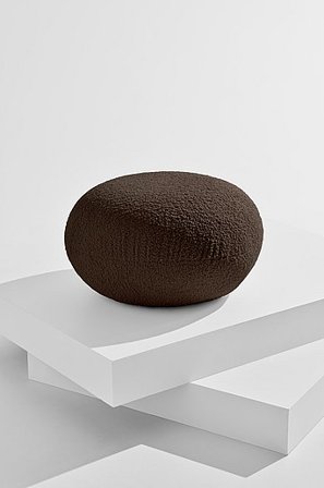 Jotex - Pouf ø 72 Cm Sperrholz/Polyester/Polyätherschaum/Teddyfleece Bloom - Kaufen Pastill - Möbel bei Jotex