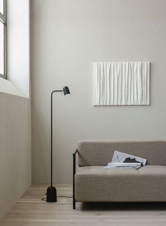 Buddy gulvlampe H130 - sort