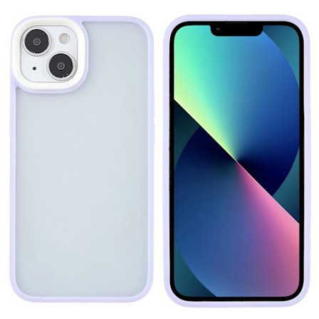 För Iphone 15 Plus anti-scratch phone case Candy Color Tpu+acrylic Skin-touch Cover