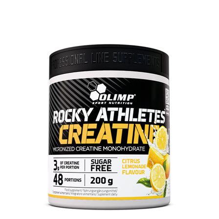 Rocky Athletes Creatine 200 g Citrus Lemonade