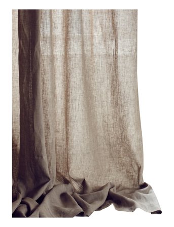 Airy Curtain Grey Lovely Linen