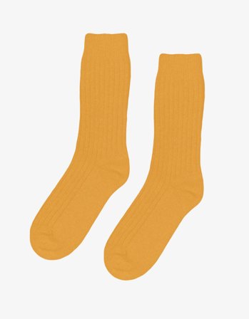 Merino Wool Blend Sock - Burned Yellow - 41-46