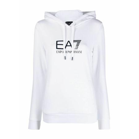 Emporio Armani Ea7, Hoodies Wit, Dames, Maat:XS