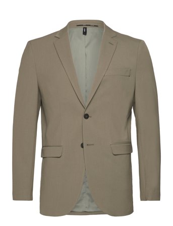 Slhslim-Liam Blz Flex Noos Suits & Blazers Blazers Single Breasted Blazers Khaki Green Selected