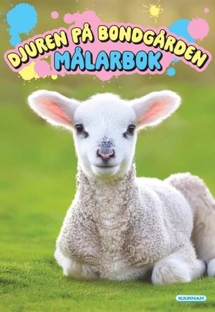 KÄRNAN MÅLARBOK DJUREN PÅ BONDGÅRDEN Skapa & pyssla Unisex ONESIZE