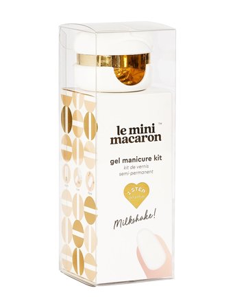 Le Mini Macaron Gel Manicure Kit Milkshake - White - ONE SIZE