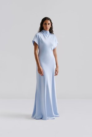 Malina - Alivia maxi dress - 38 - Dusty Blue