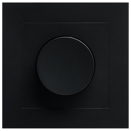 SG Armaturen 820417 Senterplate svart, Strømbrytere & vegguttak